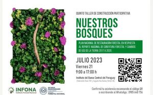Harán taller sobre Plan Nacional de Restauración Forestal