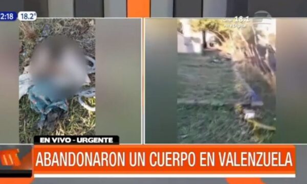 Abandonaron un cadáver en Valenzuela | Telefuturo