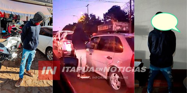 “ADELANTADOR” TERMINÓ TRAS LAS REJAS POR QUERER MANEJAR EL TRÁNSITO EN ENCARNACIÓN - Itapúa Noticias