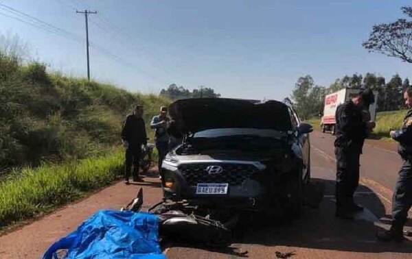 Motociclista muere embestido por una camioneta en Itapúa – Prensa 5