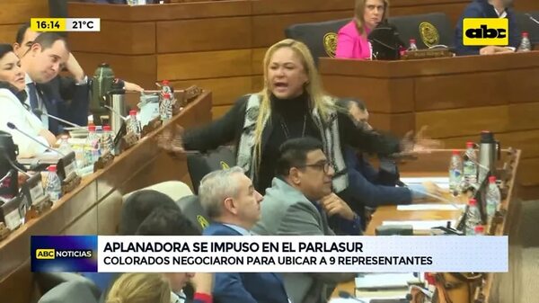 Aplanadora se impuso en el Parlasur: colorados negociaron para ubicar 9 representantes - ABC Noticias - ABC Color