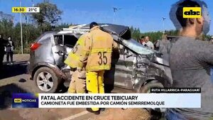 Video: Fatal accidente en cruce Tebicuary  - ABC Noticias - ABC Color