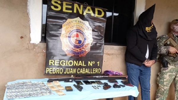 Cae supuesto miembro del PCC en Pedro Juan - Noticias Paraguay