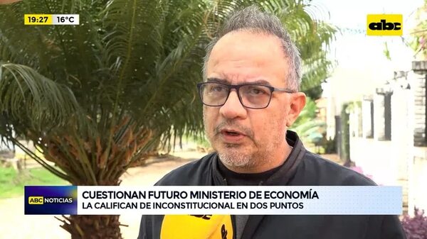 Video: Cuestionan futuro Ministerio de Economía - ABC Noticias - ABC Color
