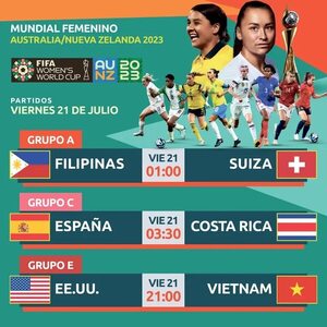 Mundial Femenino: España-Costa Rica, el plato fuerte de la segunda fecha - Fútbol Internacional - ABC Color