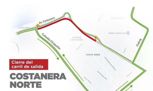 Diario HOY | Costanera Norte estará cerrada al tránsito hoy
