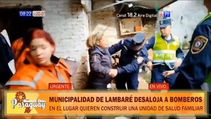 Municipalidad de Lambaré desaloja a bomberos voluntarios - Noticias Paraguay