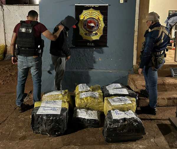 Pedro Juan Caballero: SENAD incautó casi 300 kilos de drogas y detuvo a una persona