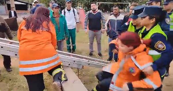 La Nación / Municipalidad de Lambaré recupera un predio tras desalojar a bomberos voluntarios