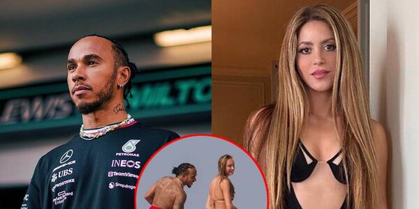 Afirman que Lewis Hamilton se molestó con Shakira y ya está con otra