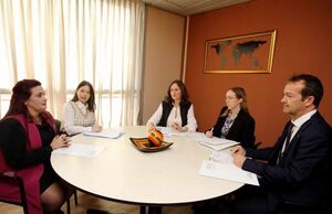 Reunión de Cooperación Internacional de la CSJ con cónsul alemán