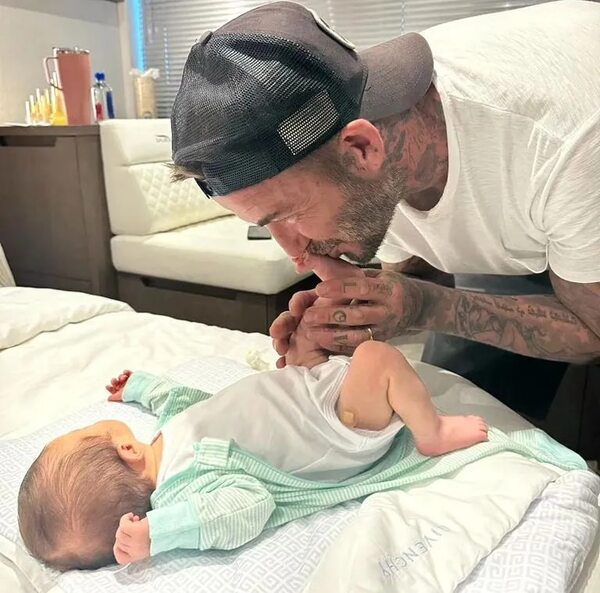 Beckham visitó al bebé de Nadia Ferreira y Marc Anthony - Gente - ABC Color