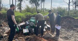 La Nación / Destruyen más de 916 kilos de marihuana por disposición judicial