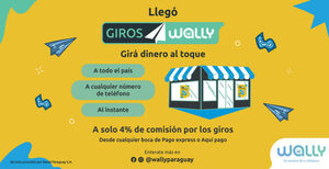 ¡Enviá y recibí plata con Giros Wally!