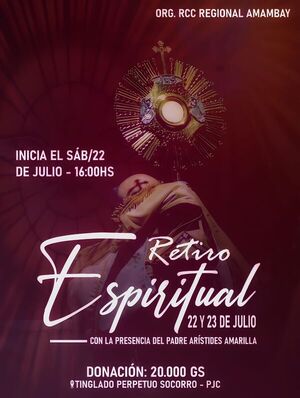 Retiro espiritual en la parroquia Perpetuo Socorro con el padre Arístides Amarilla - Radio Imperio