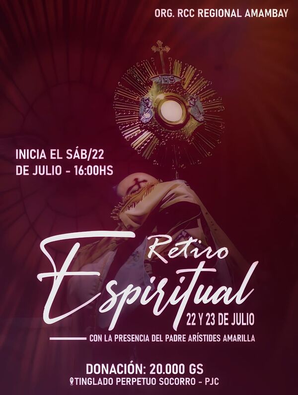 Retiro espiritual en la parroquia Perpetuo Socorro con el padre Arístides Amarilla - Radio Imperio