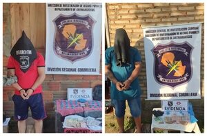 Dos supuestos integrantes del Clan Rotela, detenidos con cocaína tras allanamientos en Tobatí - Policiales - ABC Color