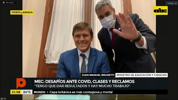 Abdo Benítez aparece fugazmente en programa de TV - Portal Digital Cáritas Universidad Católica
