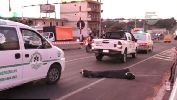 Accidente fatal a la salida del túnel de 3 Bocas