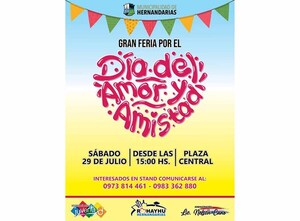 Preparan gran feria por el día del amor y la amistad en Hernandarias | DIARIO PRIMERA PLANA