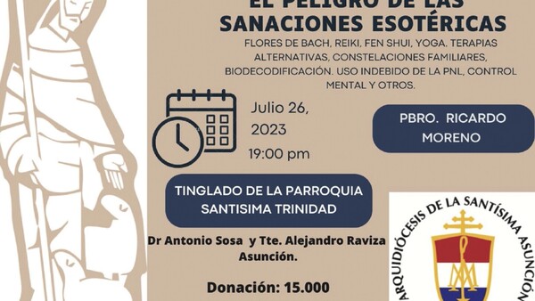 Harán charla sobre peligro del yoga y “sanaciones milagrosas”