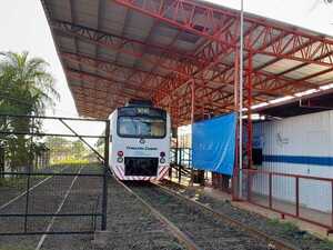 Turistas aprovechan el servicio del tren internacional entre Posadas y Encarnación durante las vacaciones de invierno.