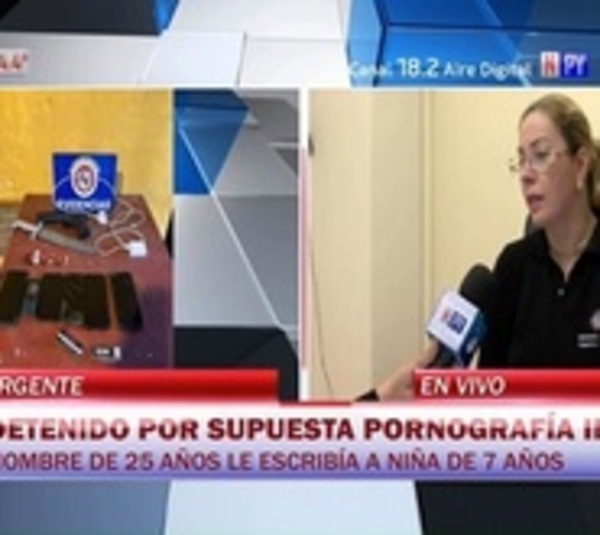 Cae presunto pervertido que escribía a una niña de 7 años - Paraguay.com
