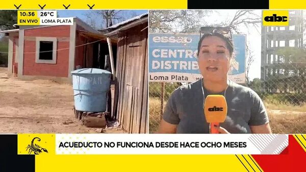 Video: Acueducto no funciona desde hace meses - ABC Noticias - ABC Color