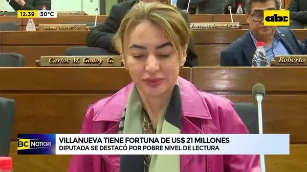 Video: Villanueva tiene fortuna de US$ 21 millones - ABC Noticias - ABC Color