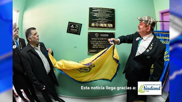 Concretaron la ampliación del área oncológica del Hospital Gral. Pediátrico “Niños de Acosta Ñu”