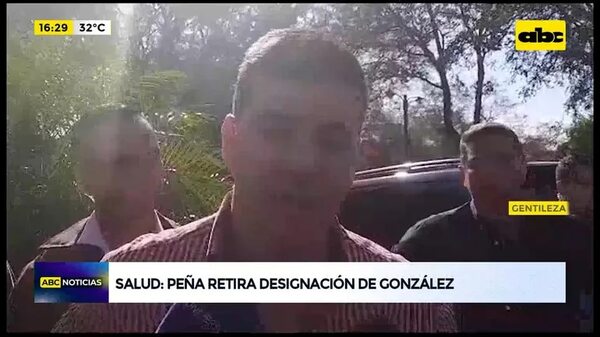 Salud: Santiago Peña retira designación de Felipe González tras polémicas declaraciones  - ABC Noticias - ABC Color