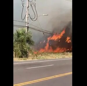 AUDIO: Controlan incendio en Yapacarai - Periodísticamente - ABC Color