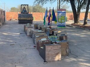 Destruyen tragamonedas decomisadas de comunidades nativas - Noticias del Chaco - ABC Color