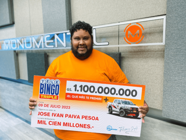 Premios que cambian vidas: Ganó 1.100 millones y una gran camioneta con el Telebingo Triple. · Radio Monumental 1080 AM