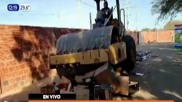 Destruyen en Loma Plata tragamonedas decomisados - Noticias Paraguay