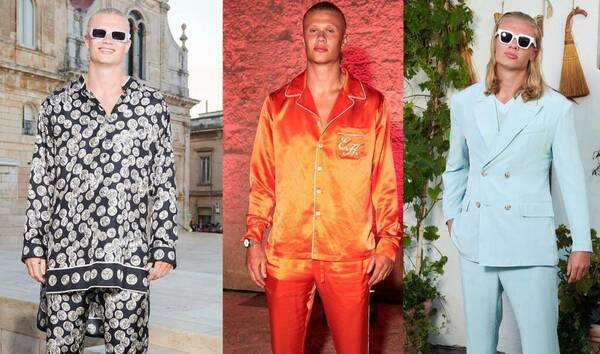 [GALERÍA] Haaland y su curioso estilo, ¿se animarán a copiarle su look?