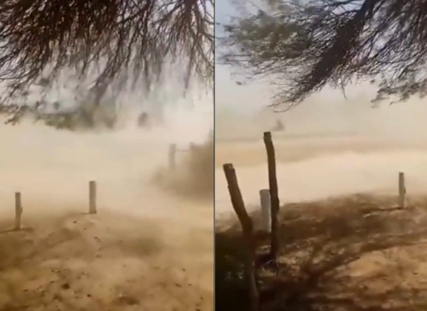 (VIDEO) Viento norte tarova en el Chaco Paraguayo