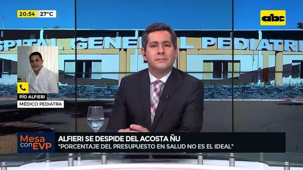 Video: El doctor Pío Alfieri se despide del Acosta Ñu - Mesa de Periodistas - ABC Color