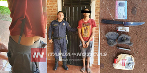 HOMBRE FUE SORPRENDIDO MIENTRAS INTENTABA HURTAR OBJETOS EN UNA VIVIENDA - Itapúa Noticias