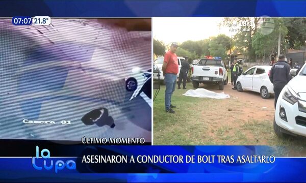 Asesinaron a conductor de Bolt tras asaltarlo en Villa Elisa | Telefuturo