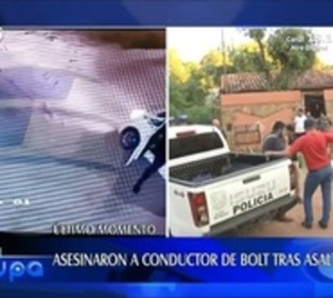Asaltantes mataron de dos balazos a un conductor de plataformas - Paraguay.com