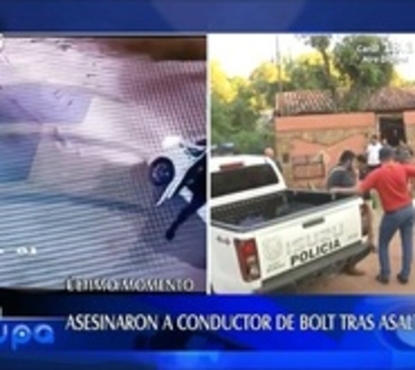 Asaltantes mataron de dos balazos a un conductor de plataformas - Paraguay.com