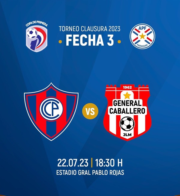 El Ciclón mide hoy a General Caballero por la Fecha 3 - trece