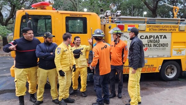 CAPACITACIÓN INTERNACIONAL A BOMBEROS PARAGUAYOS