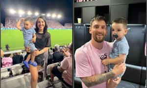 (Galería) ¡Mirá con quiénes se codea la esposa de Miguel Almirón!