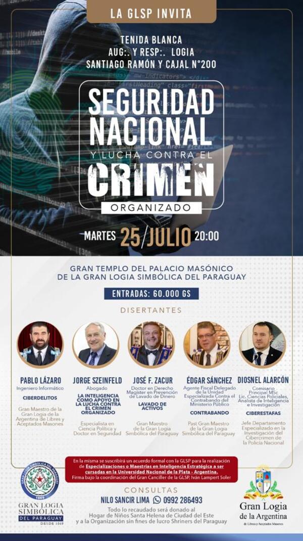 Invitan a conversatorio sobre Seguridad Nacional y Lucha contra el Crimen Organizado | 1000 Noticias