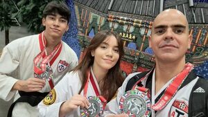 Paraguay, medalla de oro y plata en Mundial de Taekwondo ATA