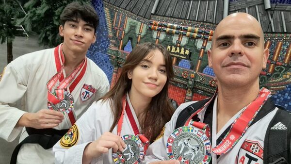 Paraguay, medalla de oro y plata en Mundial de Taekwondo ATA