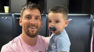 Miggy’i se tomó una foto con Messi