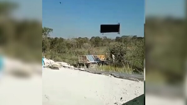 Mal estado de la ruta a Vallemí provoca otro accidente de tránsito